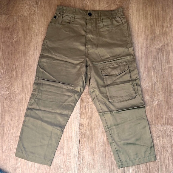 NWT G-Star Women’s Boxxa 3D Mid Waist Army Green Boyfriend Cargo Pants Sz 23/30 - Picture 7 of 16